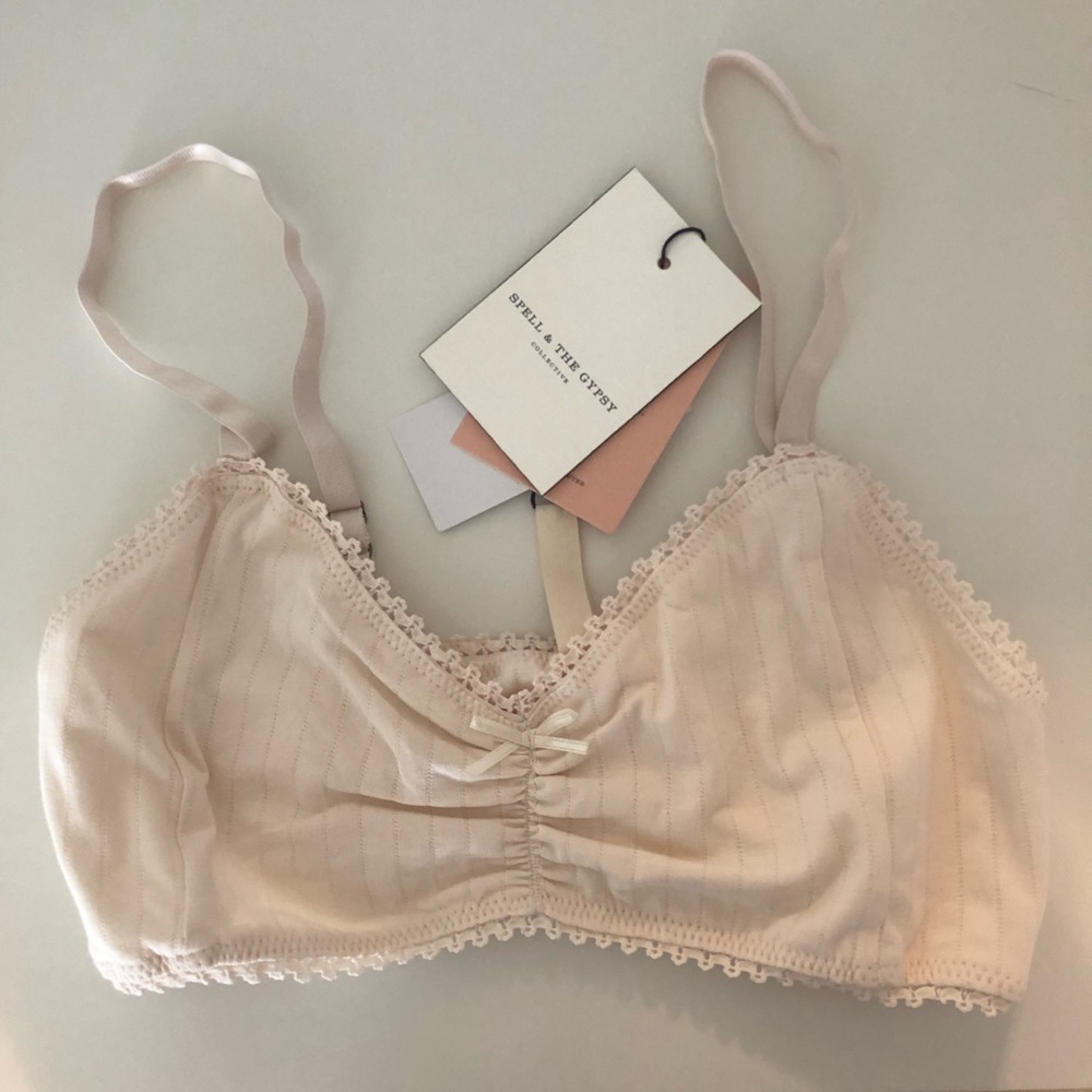 Size swap (or sell) NWT Spell Lana cotton bralette